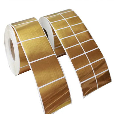 拉丝金不干胶标签印刷